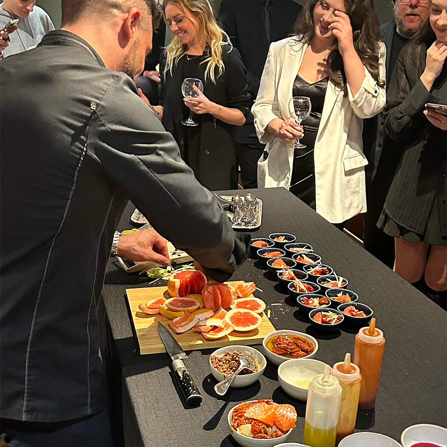 Les Dîners du chef privé Valentin Néraudeau au club de l’étoile